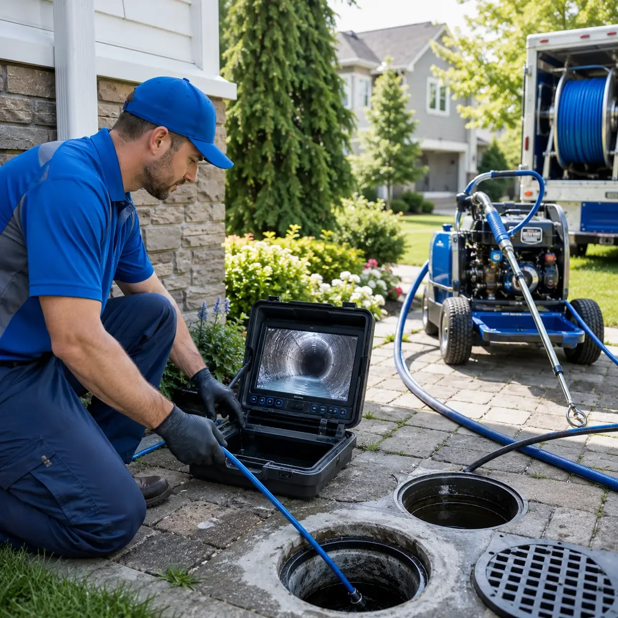 Outdoor drain cleaning professionals serving Lake Fork, IL