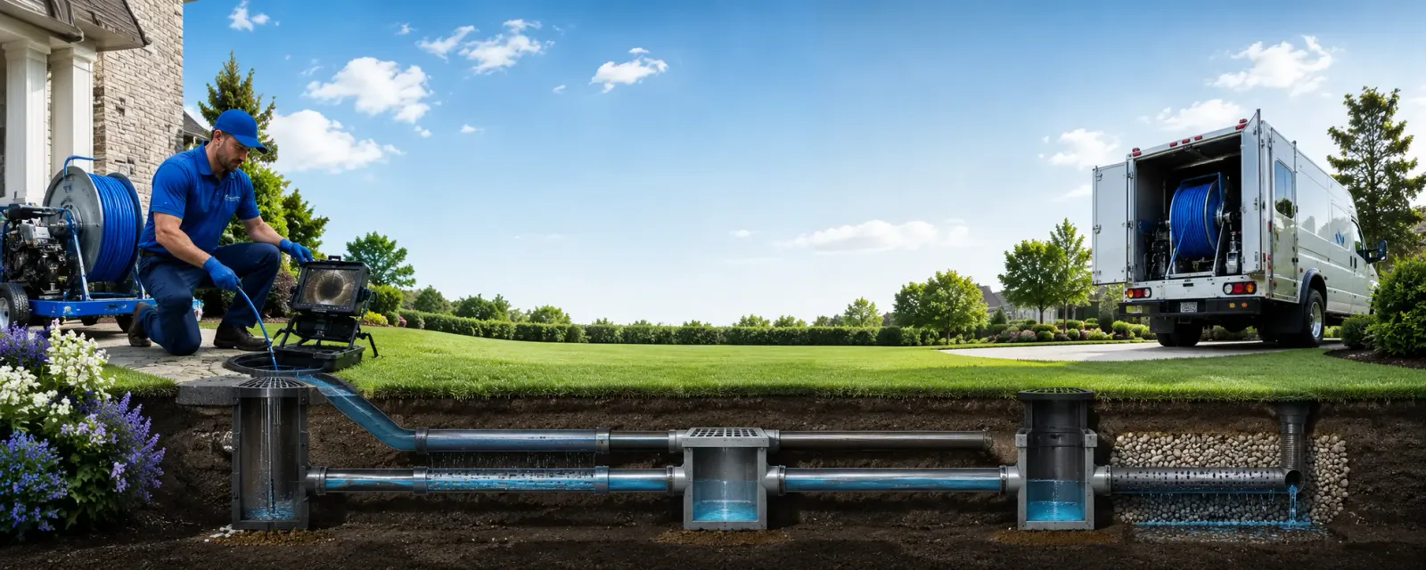 Outdoor drain cleaning information for Lake Fork, IL